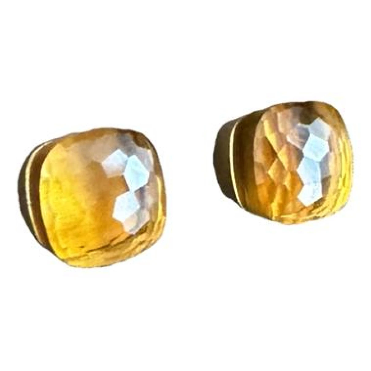 Pre-owned Pomellato Nudo Yellow Gold Earrings In Other