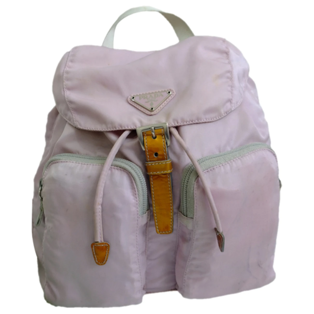 Pre-owned Prada Re-nylon Backpack In Pink