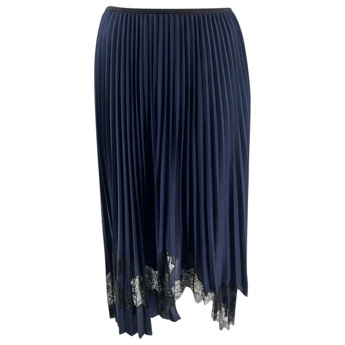 Pre-owned Helmut Lang Maxi Skirt In Navy