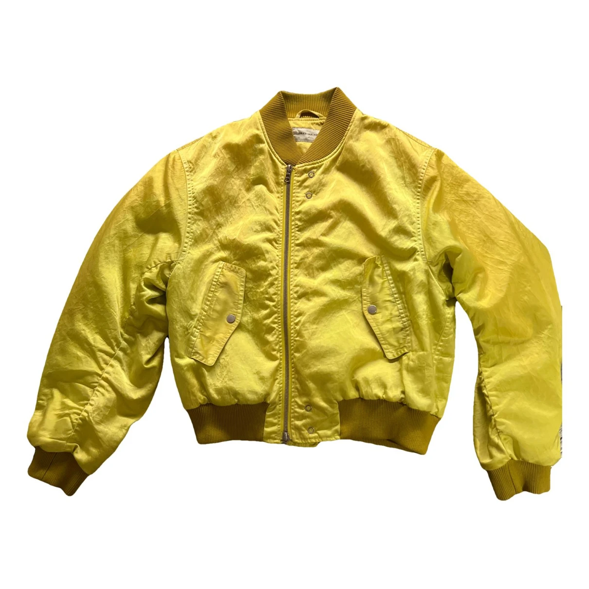 Pre-owned Dries Van Noten Jacket In Yellow