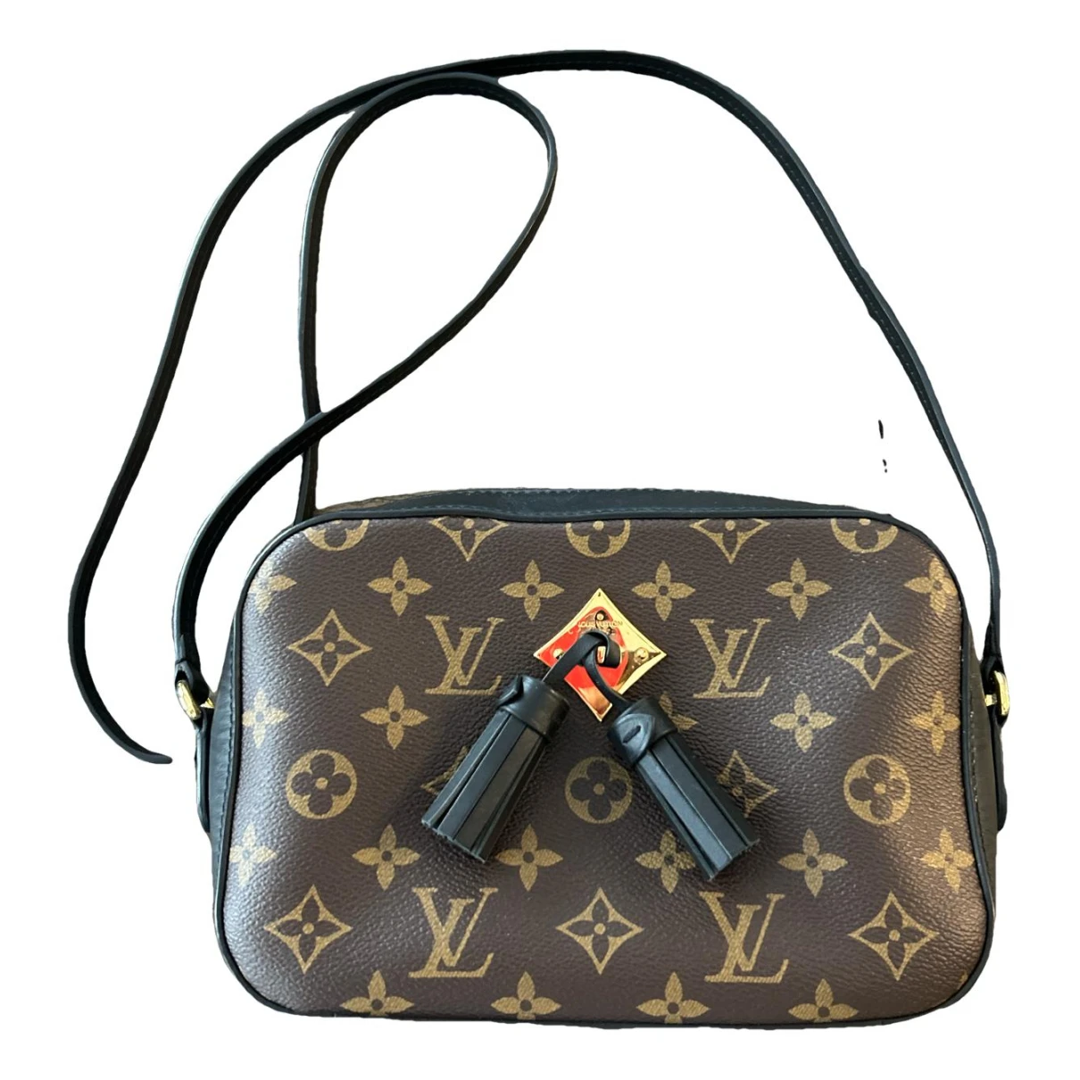 Pre-owned Louis Vuitton Saintonge Leather Crossbody Bag In Brown