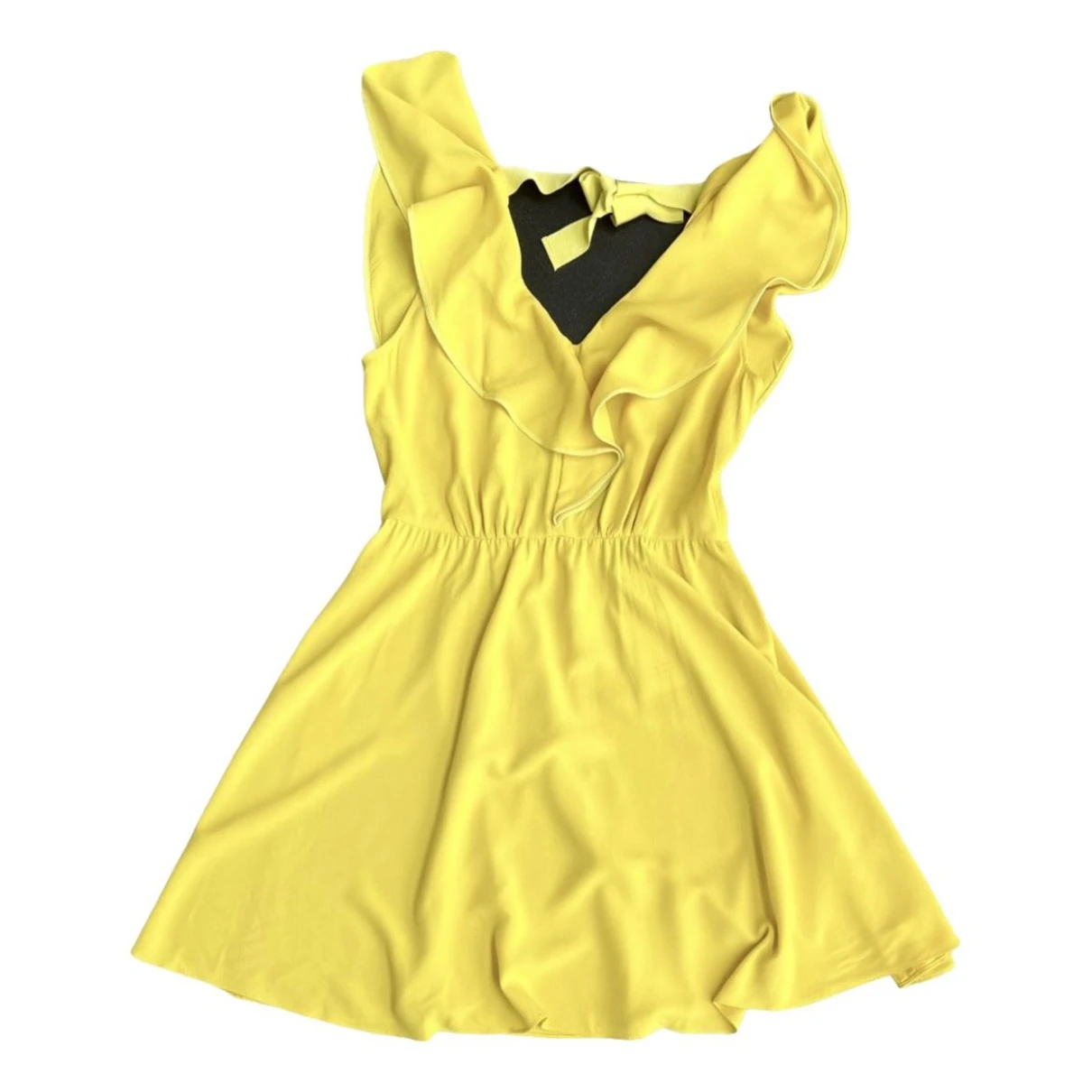 Pre-owned Tara Jarmon Dress In Yellow