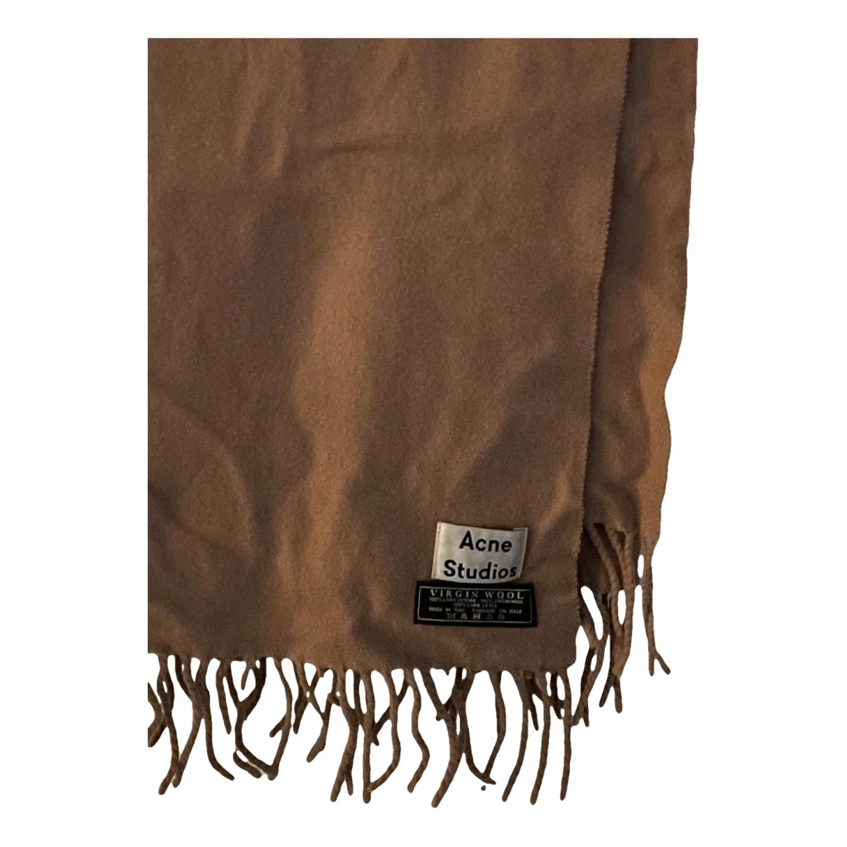 Pre-owned Acne Studios Cashmere Scarf In Beige