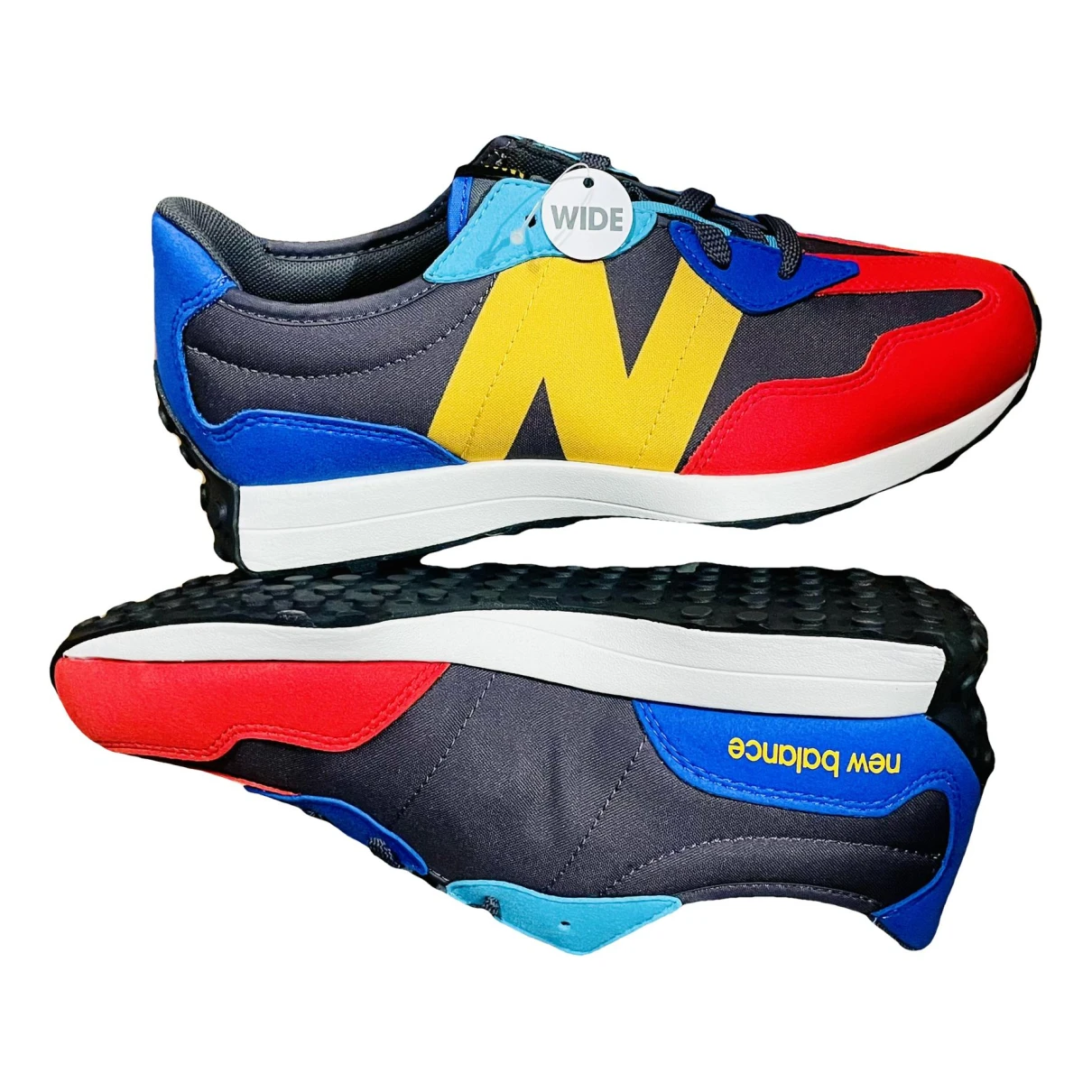 Pre-owned New Balance 327 Cloth Trainers In Multicolour