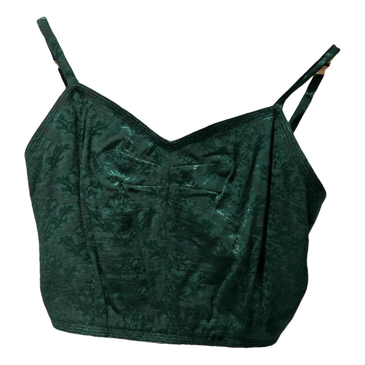Pre-owned Sandro Camisole In Green