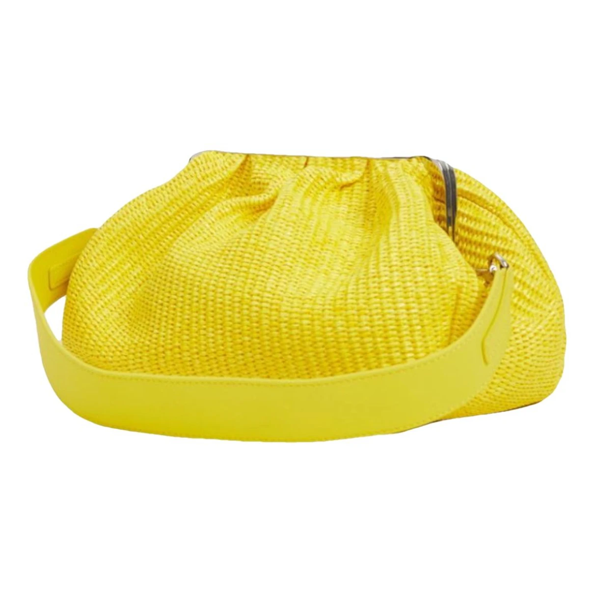 Pre-owned Max Mara Pasticcino Handbag In Yellow