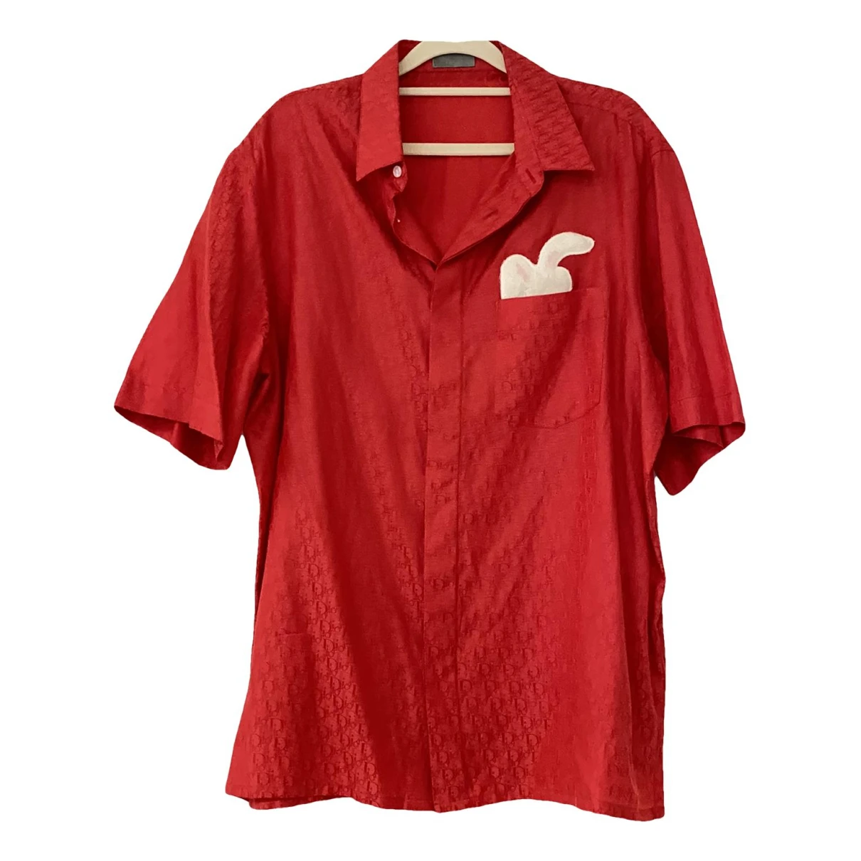 Pre-owned Dior Silk Shirt In Red