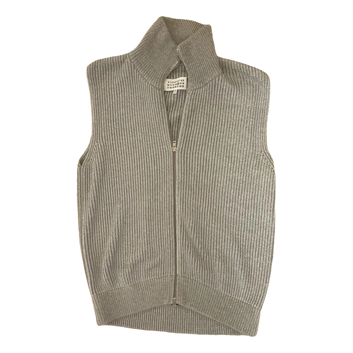 Pre-owned Maison Margiela Wool Vest In Silver