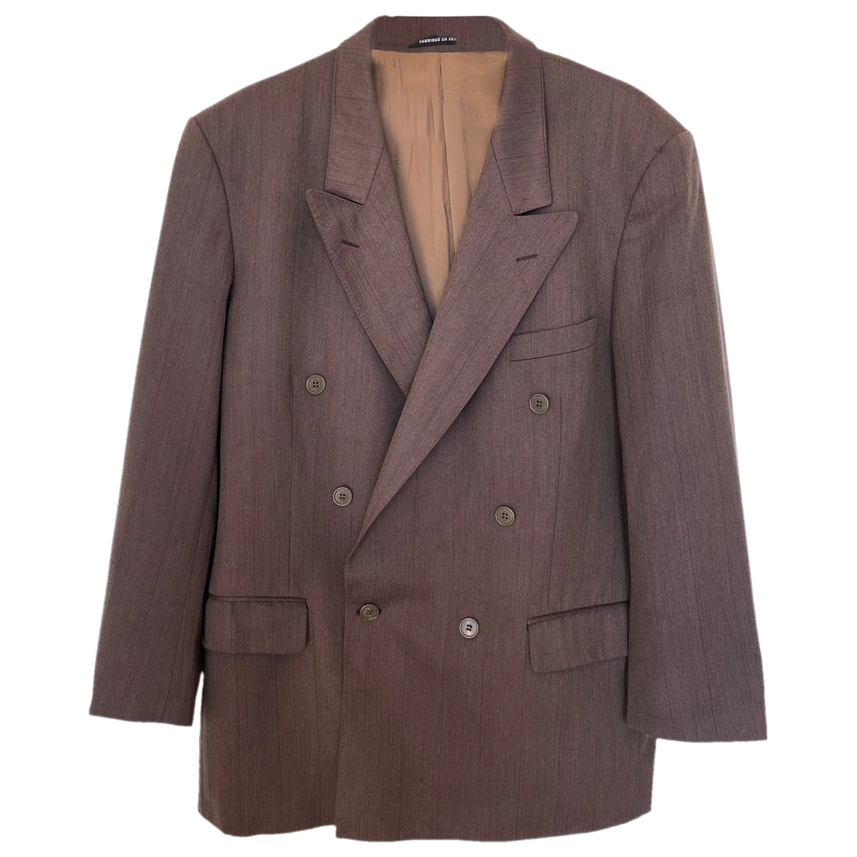 Pre-owned Saint Laurent Wool Jacket In Brown