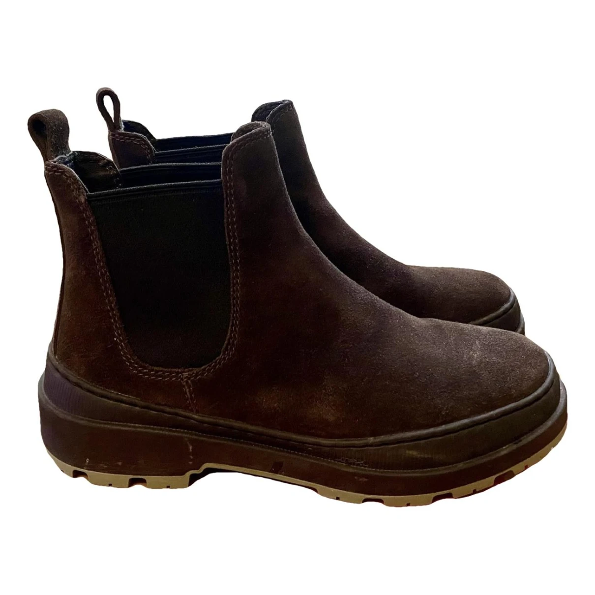 Pre-owned Camper Boots In Brown