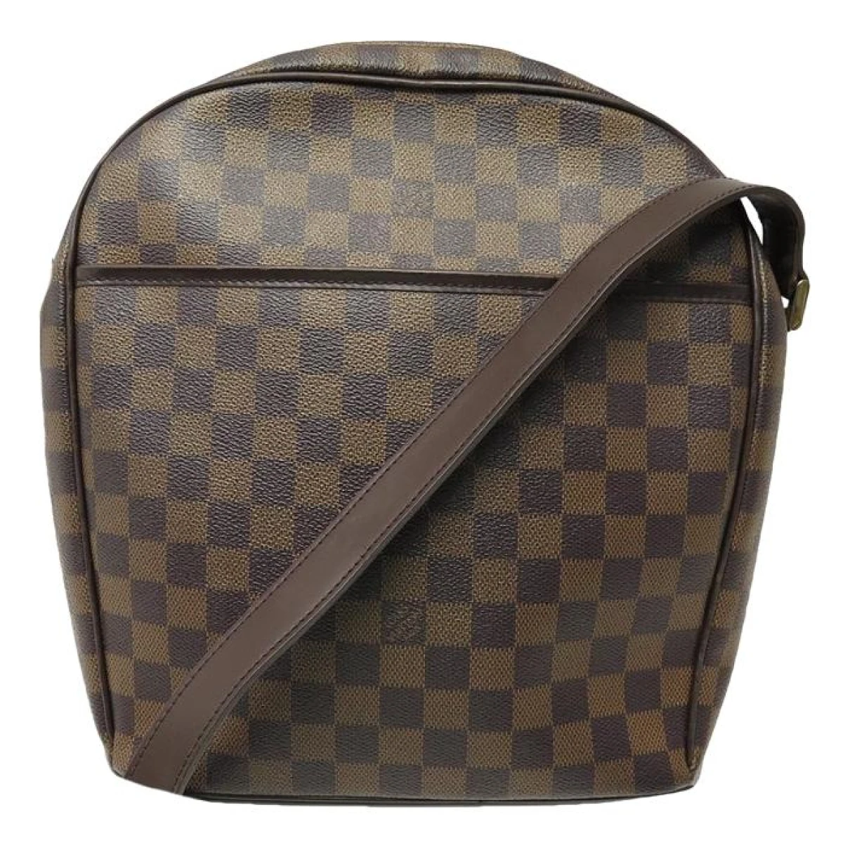 Pre-owned Louis Vuitton Ipanema Cloth Crossbody Bag In Brown