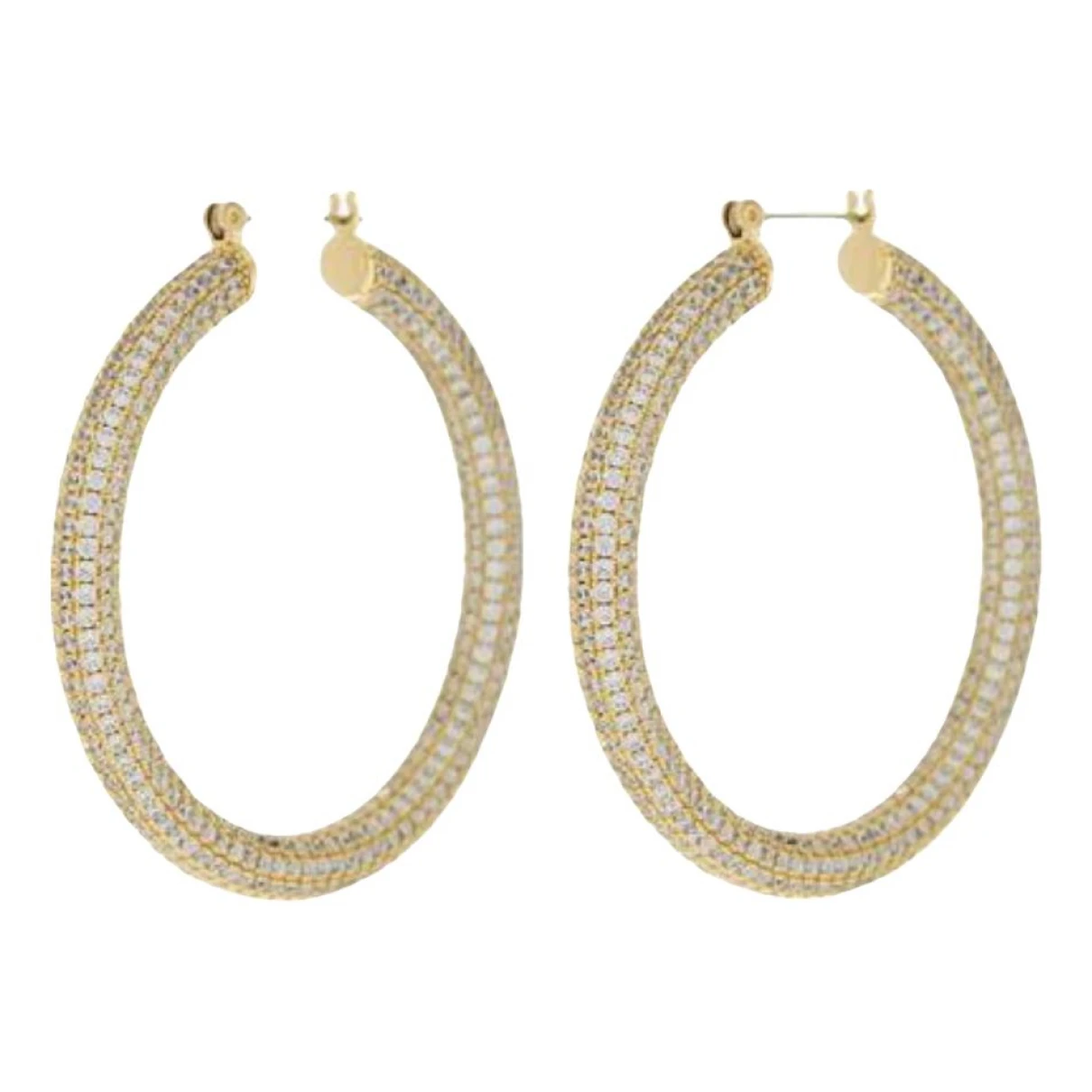 Pre-owned Luv Aj Earrings In Gold