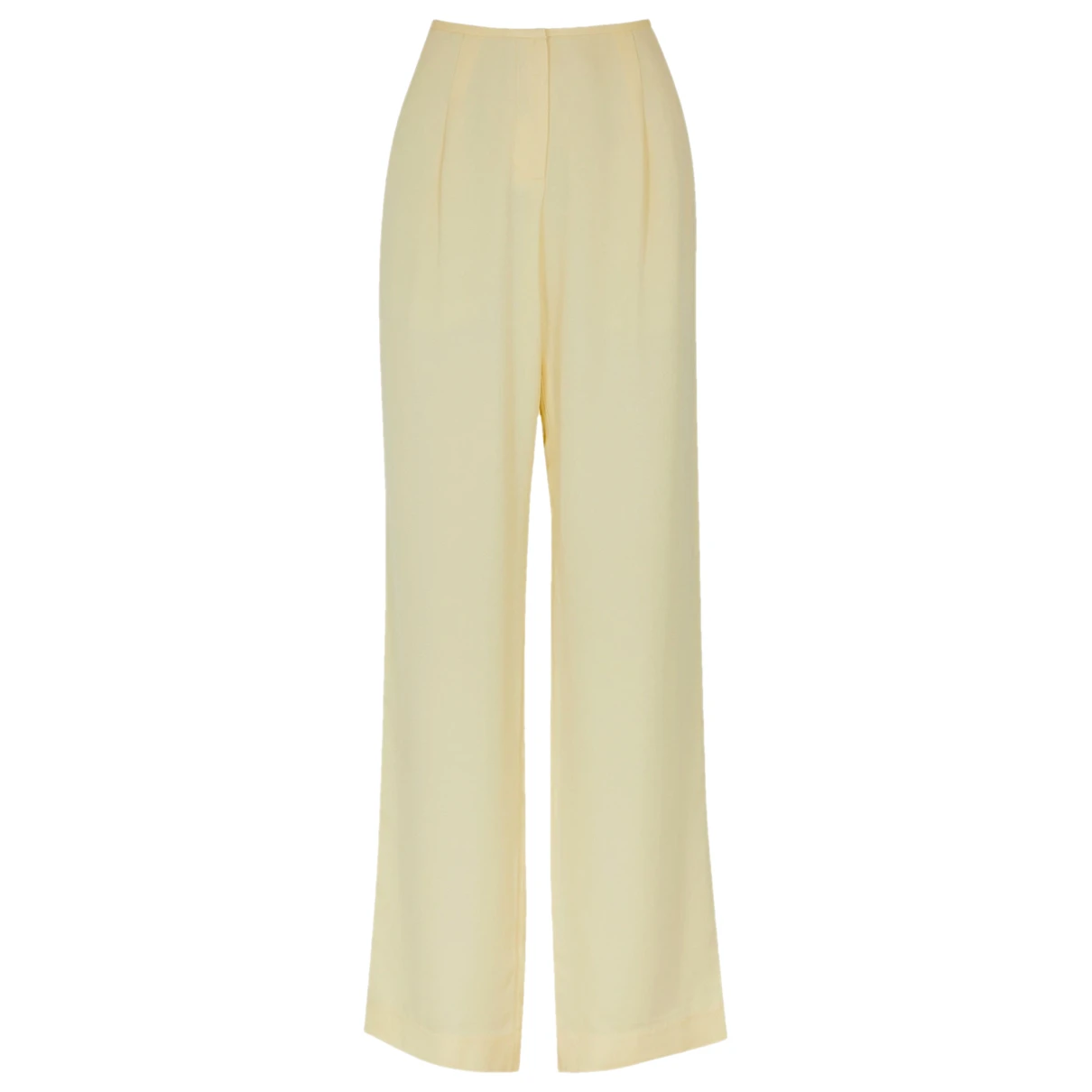Pre-owned Christopher Esber Straight Pants In Yellow