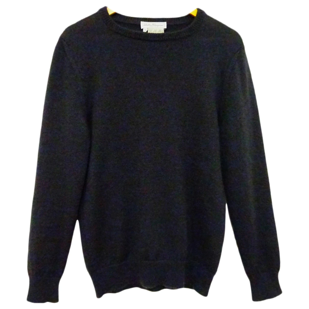 Pre-owned Ferragamo Wool Knitwear & Sweatshirt In Grey