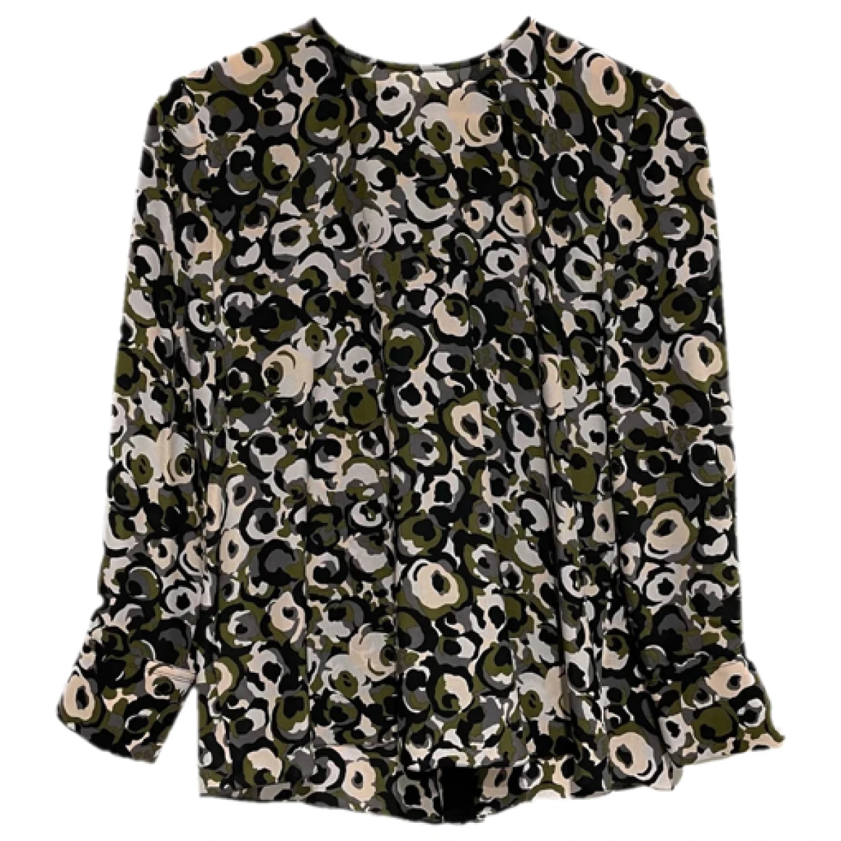 Pre-owned Marni Silk T-shirt In Black