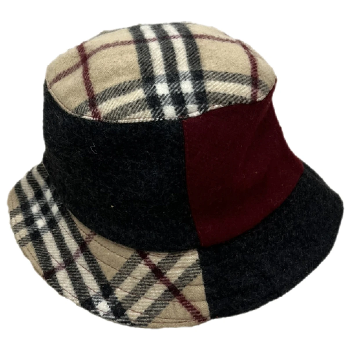 Pre-owned Burberry Wool Hat In Multicolour