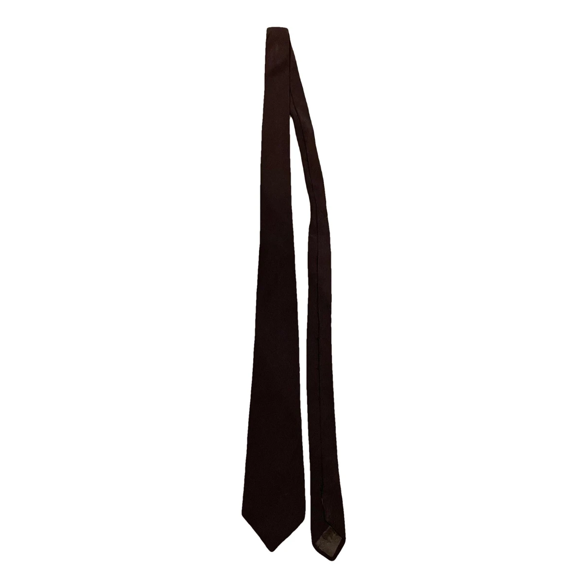 Pre-owned Stefano Ricci Silk Tie In Brown