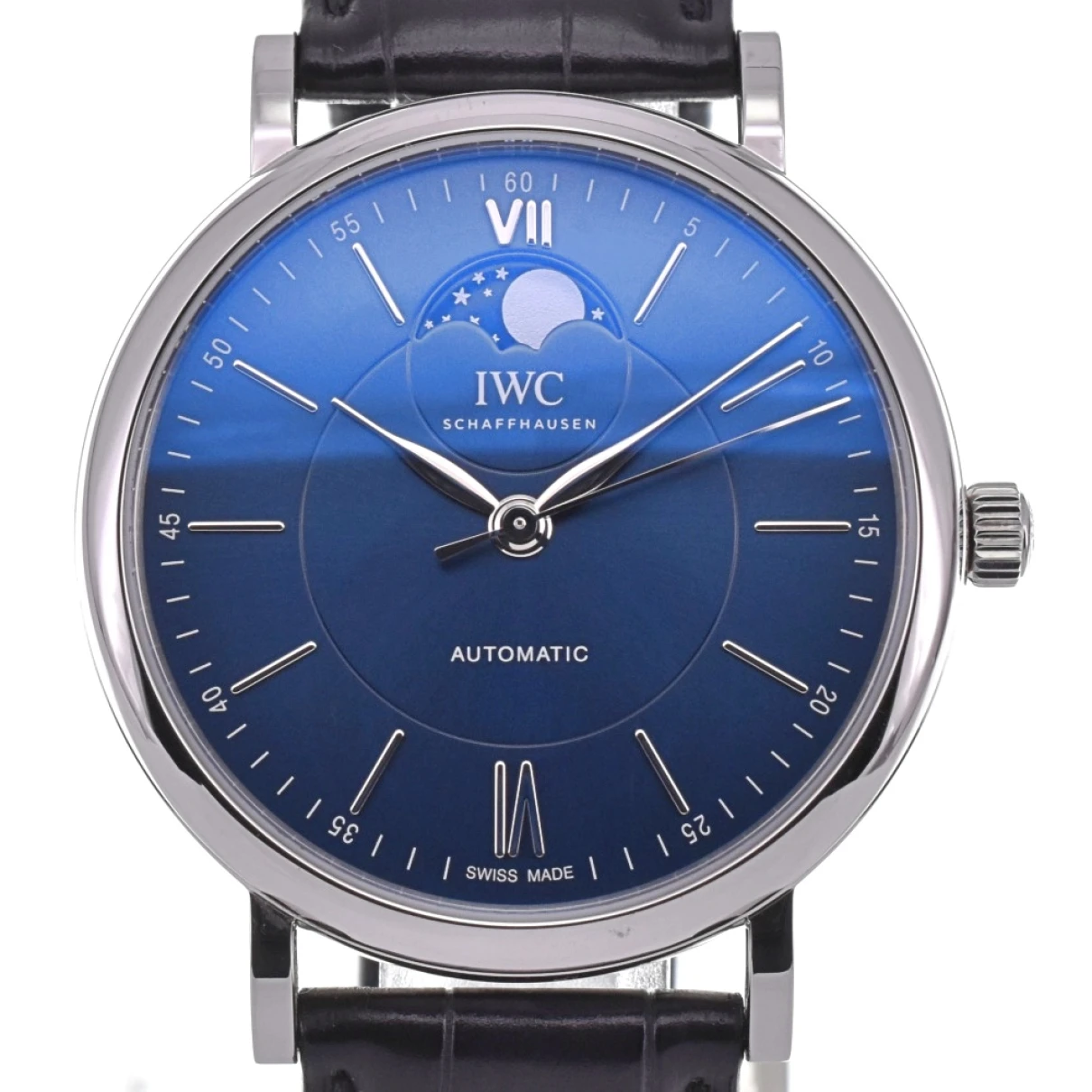 Pre-owned Iwc Schaffhausen Watch In Blue