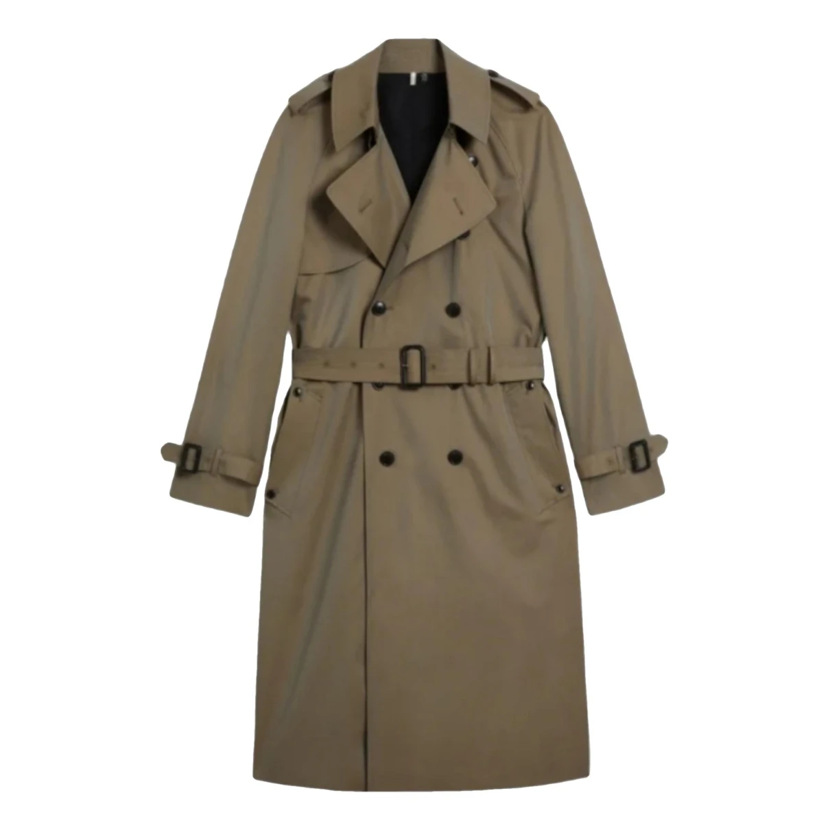 Pre-owned Ted Baker Trenchcoat In Green