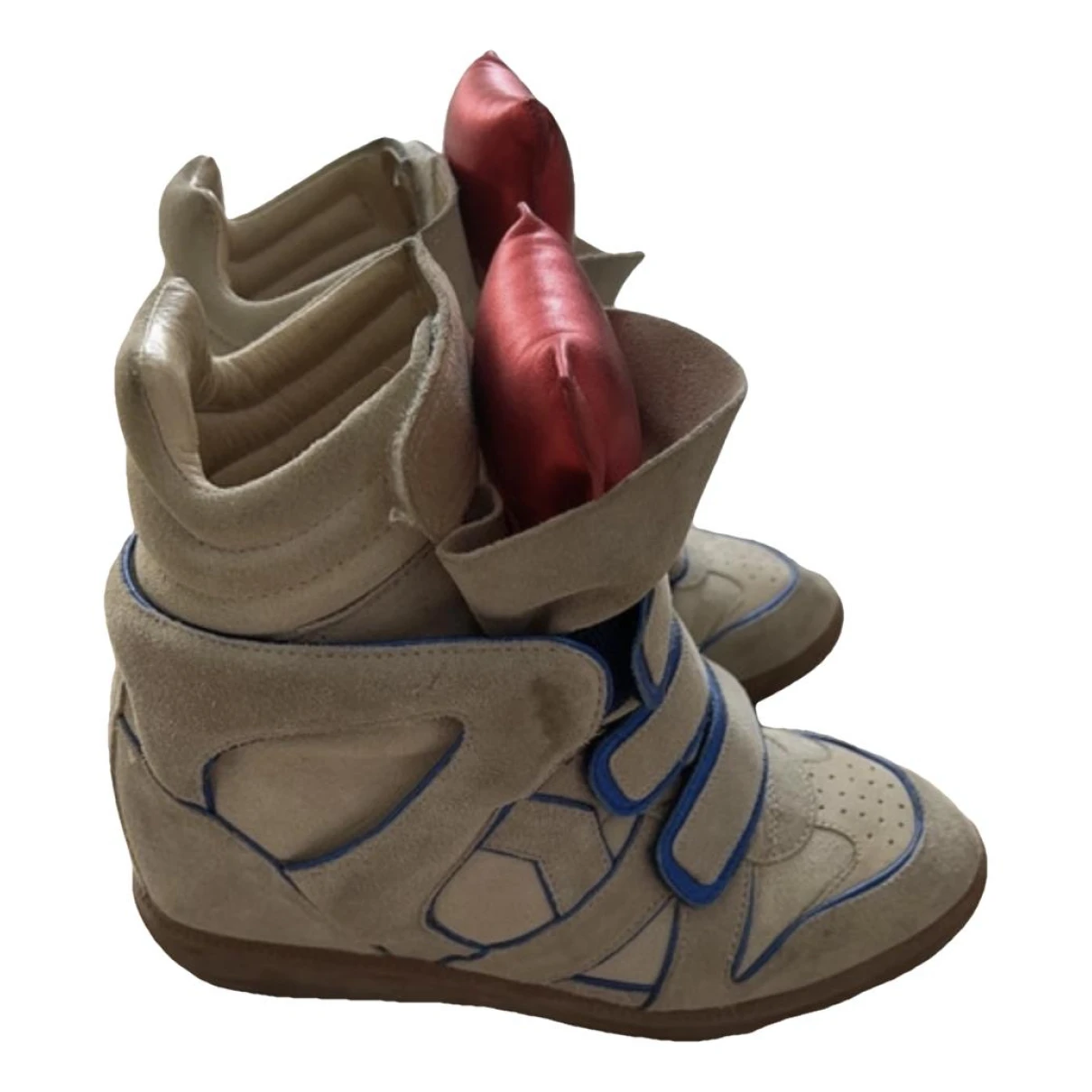 Pre-owned Isabel Marant Beckett Trainers In Beige