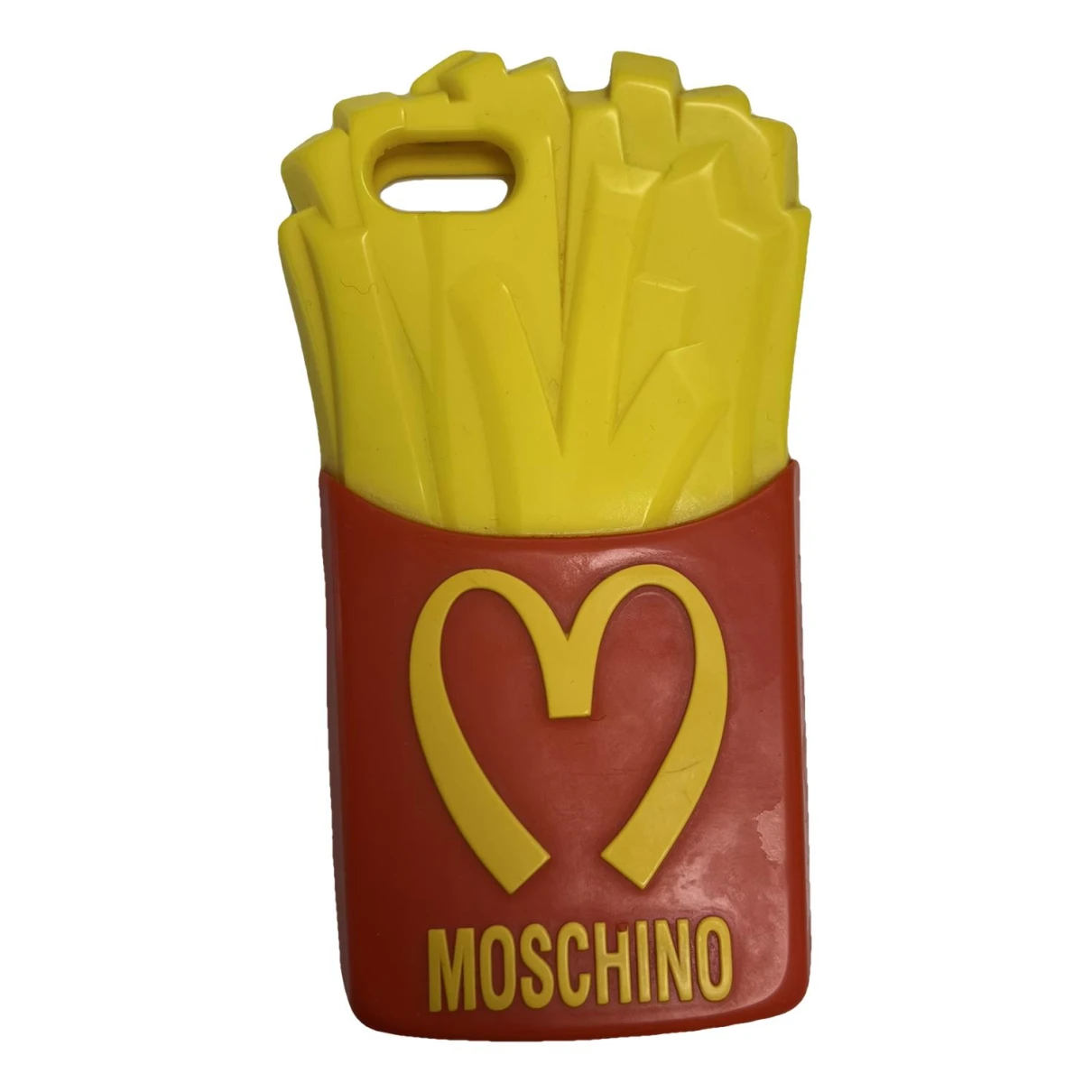 Pre-owned Moschino Purse In Yellow