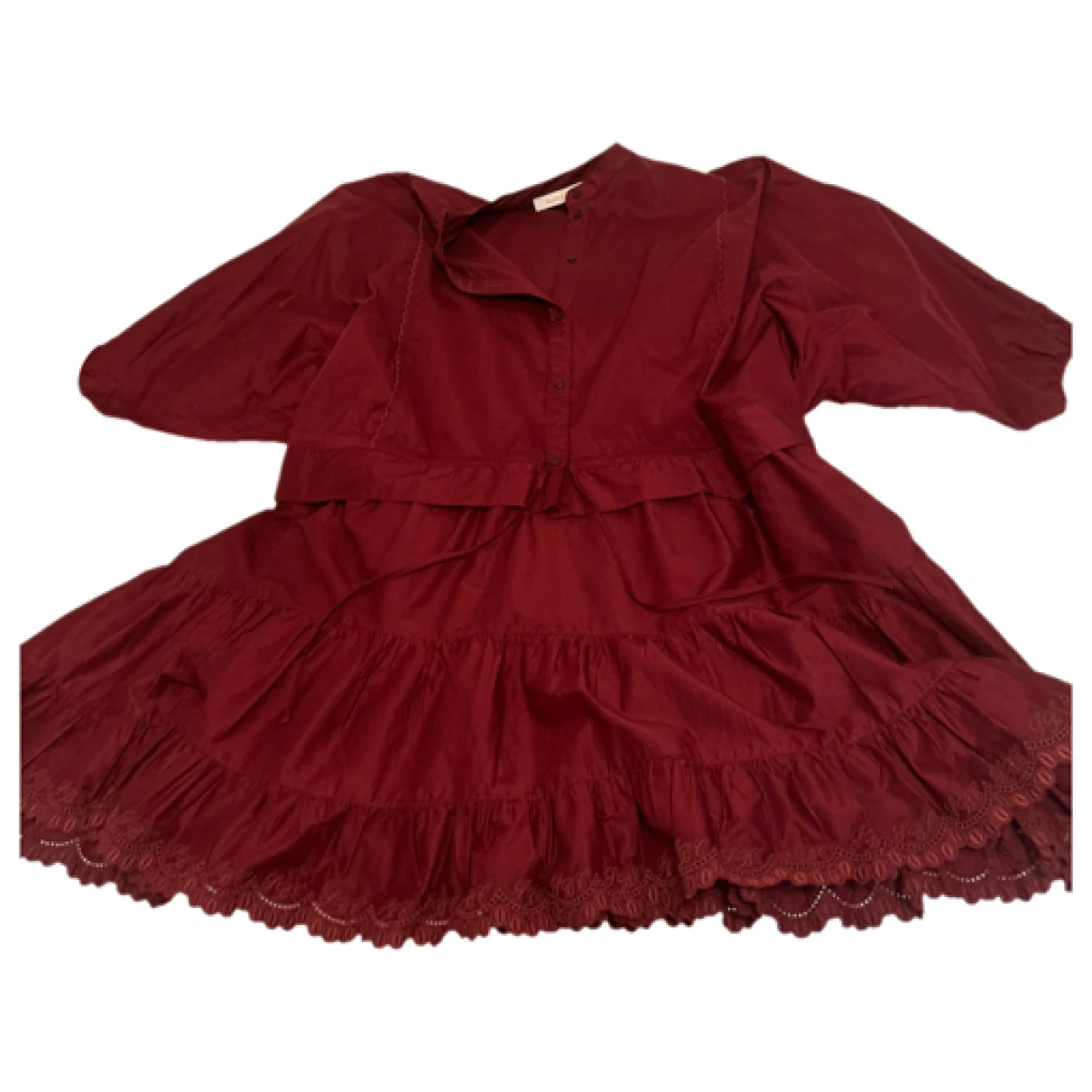 Pre-owned See By Chloé Dress In Burgundy