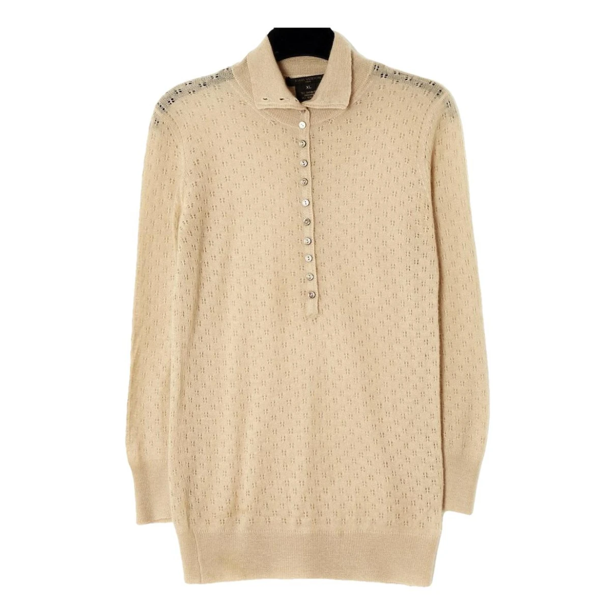 Pre-owned Louis Vuitton Cashmere Jumper In Beige