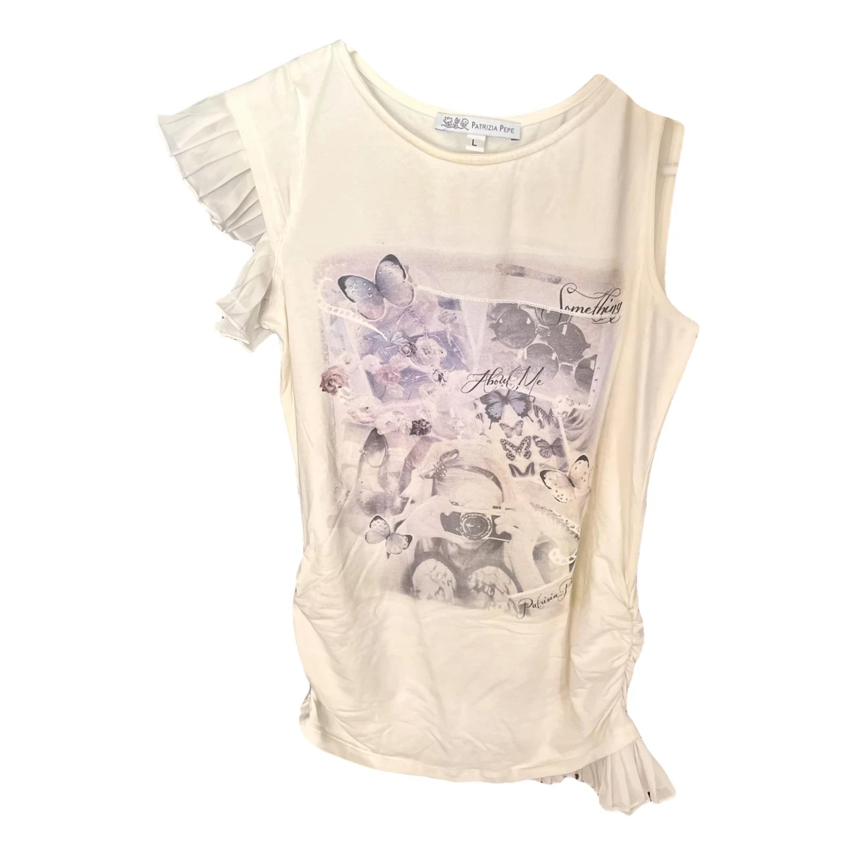 Pre-owned Patrizia Pepe T-shirt In White