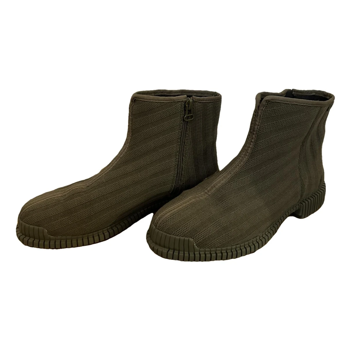 Pre-owned Camper Ankle Boots In Khaki