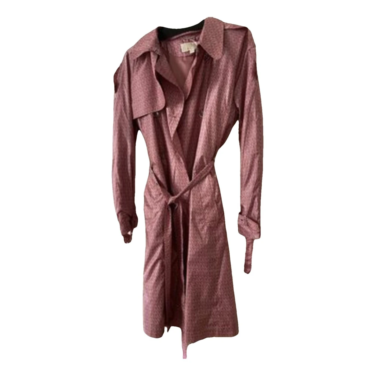 Pre-owned Michael Kors Trench Coat In Pink