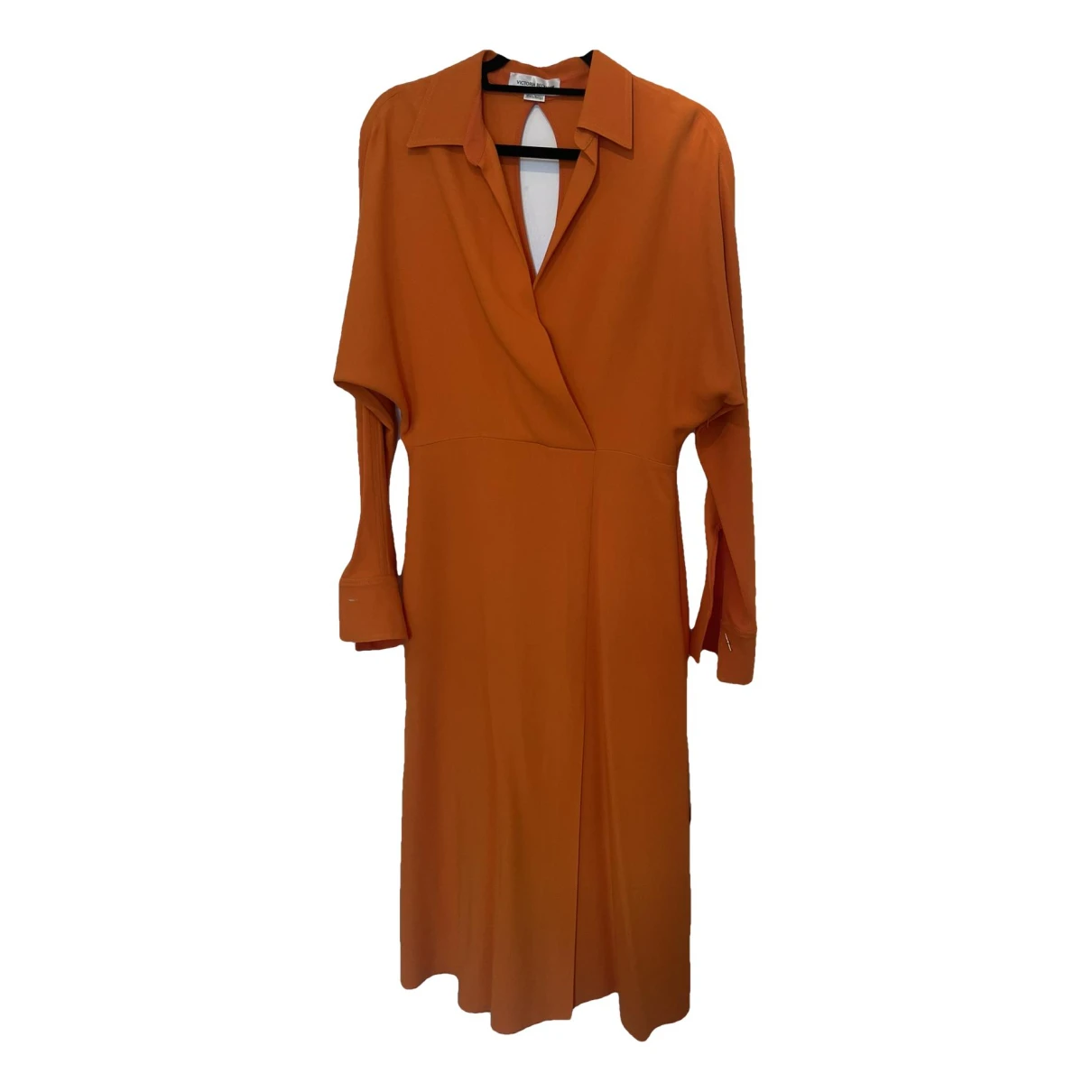 Pre-owned Victoria Beckham Mid-length Dress In Orange