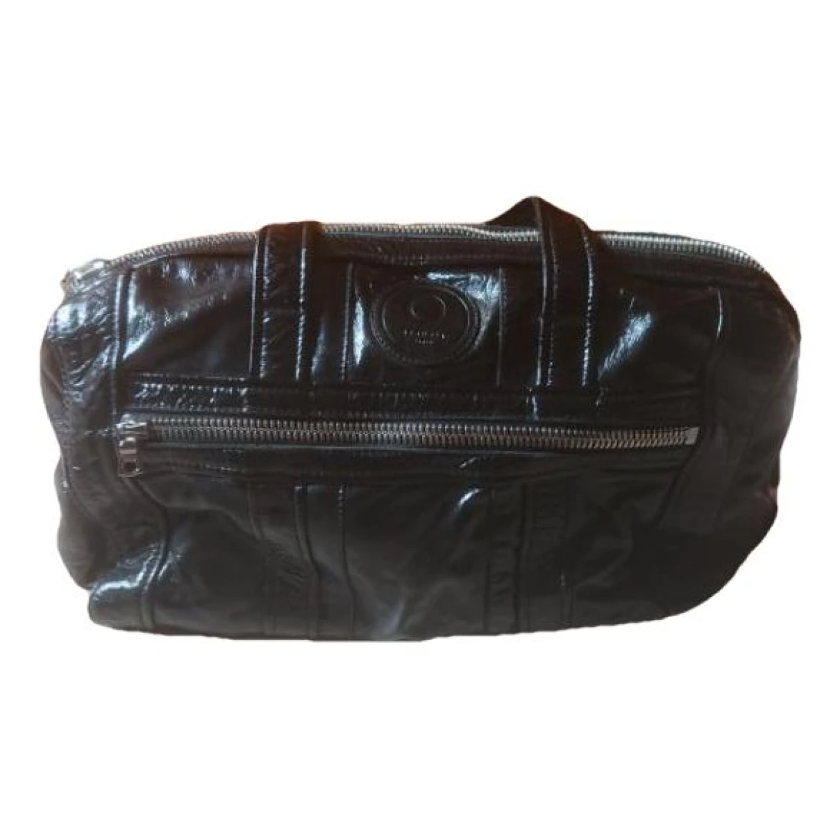 Pre-owned Sequoia Patent Leather Handbag In Black
