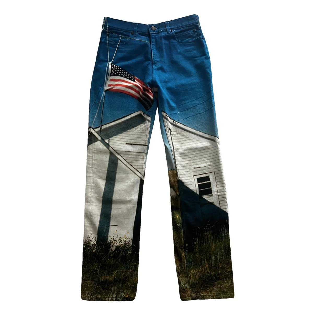 Pre-owned Calvin Klein 205w39nyc Trousers In Multicolour