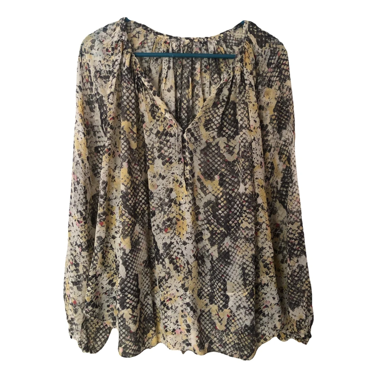 Pre-owned Isabel Marant Silk Shirt In Multicolour