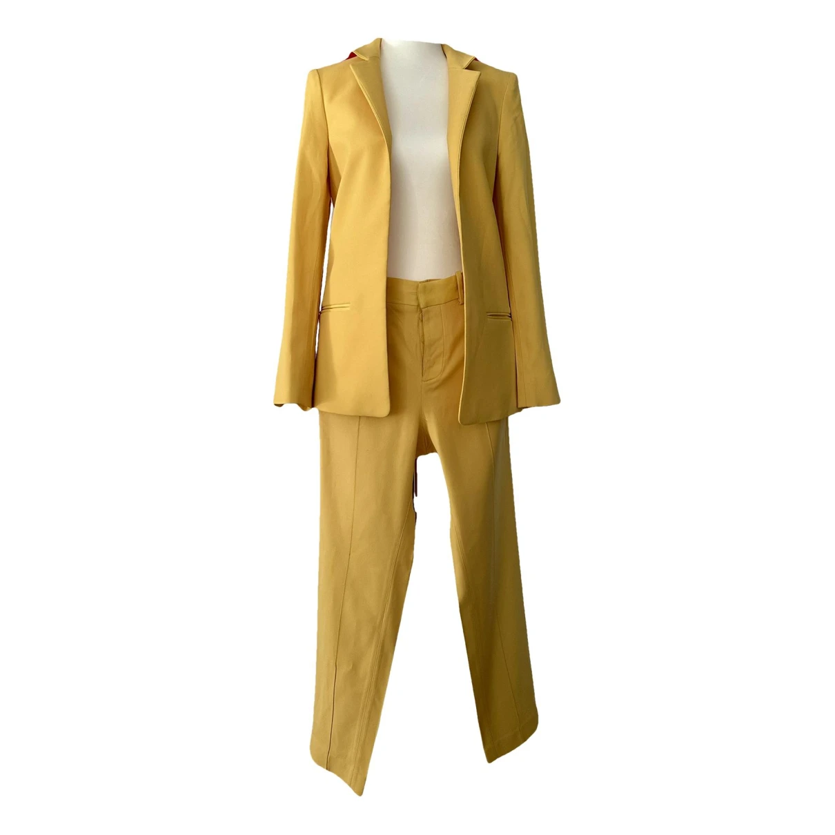 Pre-owned Zadig & Voltaire Spring Summer 2019 Suit Jacket In Yellow