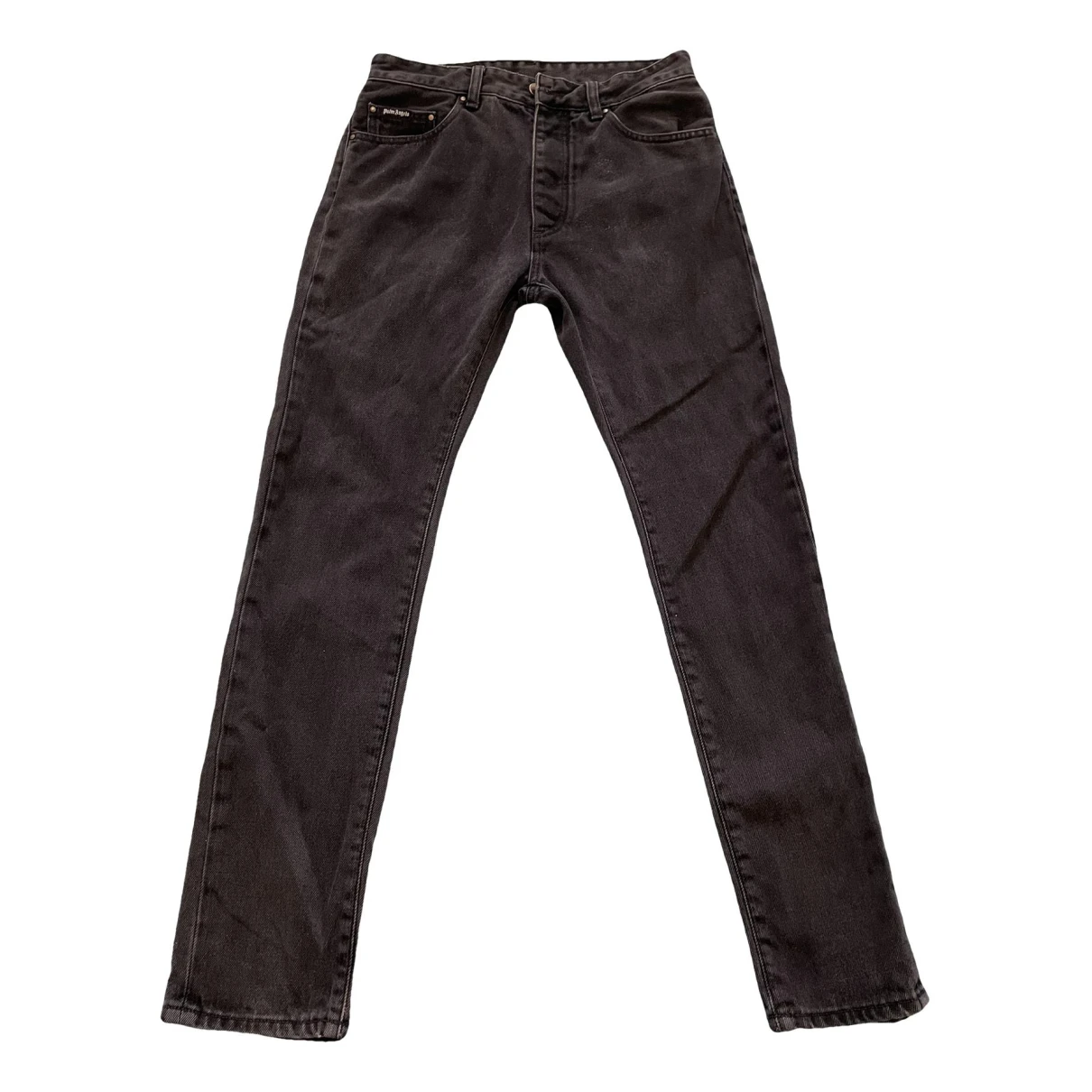 Pre-owned Palm Angels Slim Jean In Black