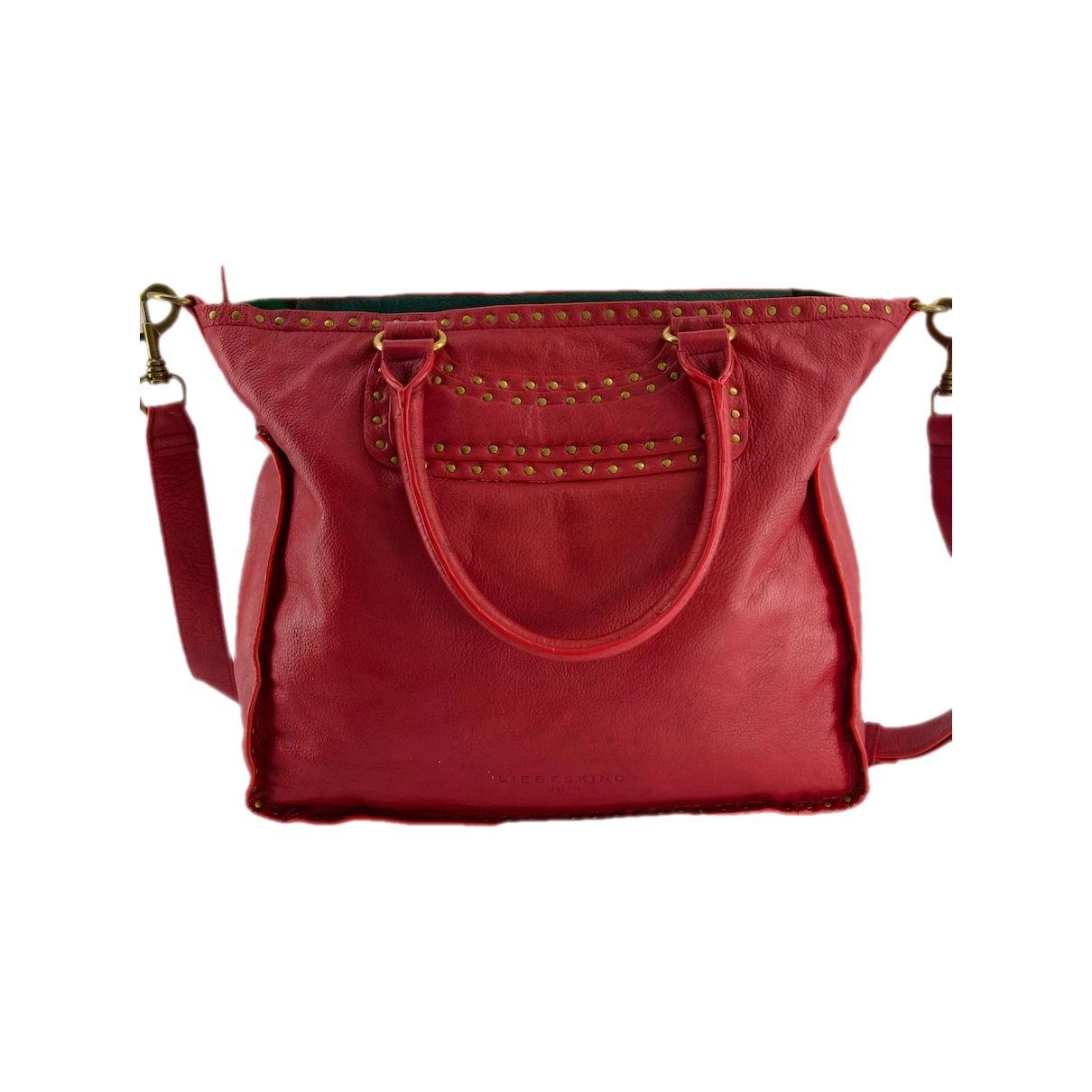 Pre-owned Liebeskind Leather Tote In Red