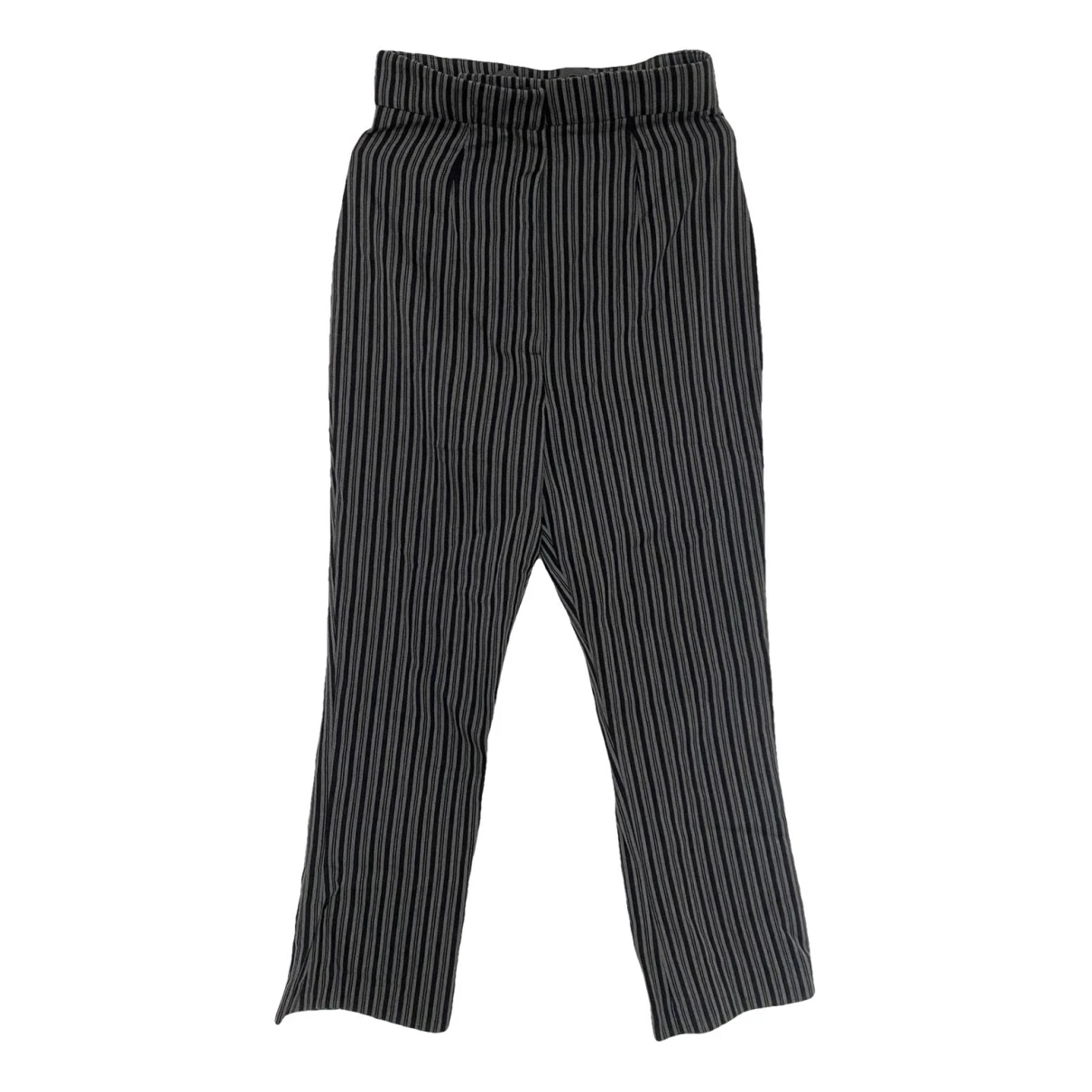Pre-owned Jacquemus L'amour D'un Gitan Wool Trousers In Grey