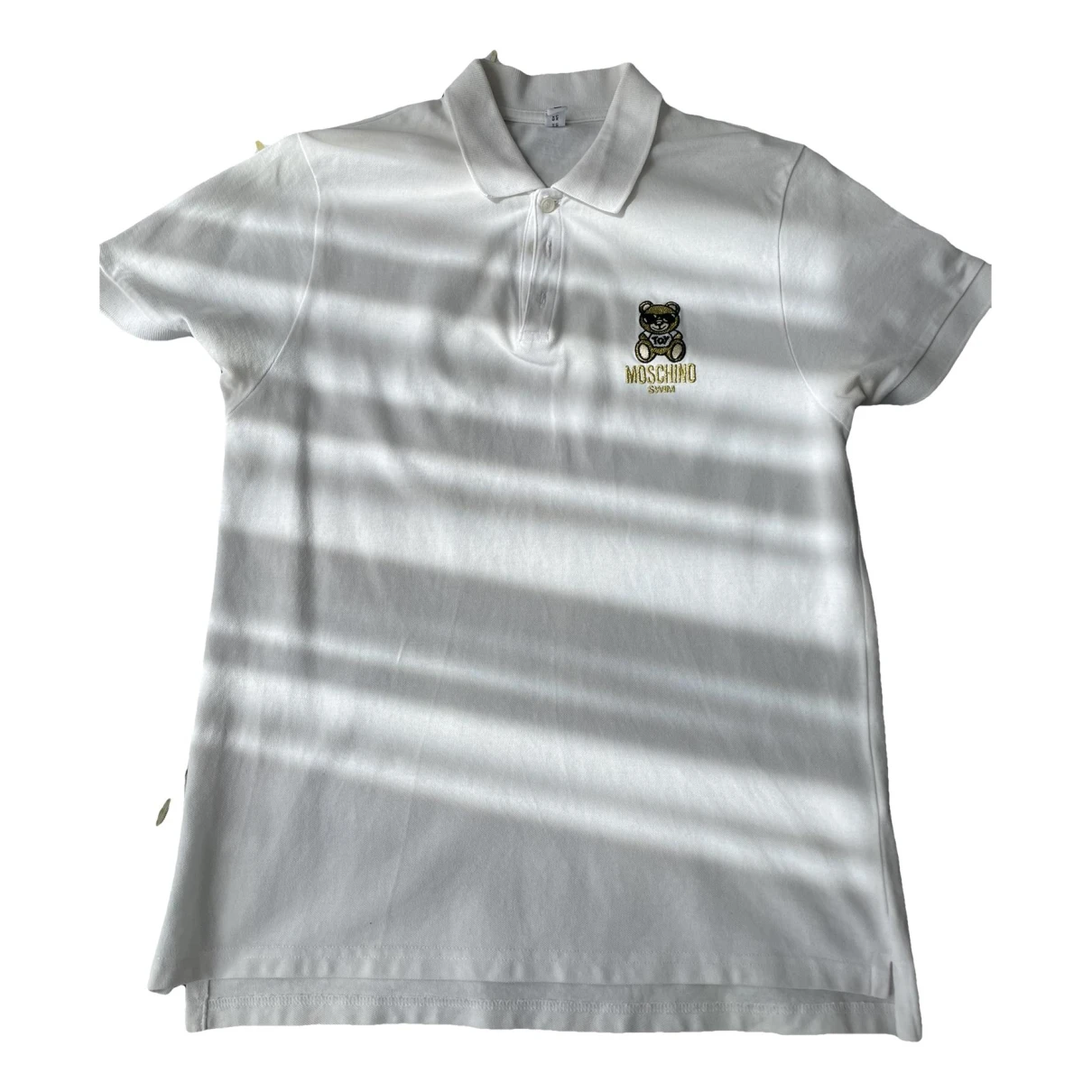 Pre-owned Moschino Polo Shirt In White