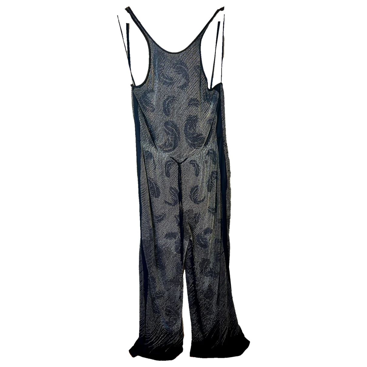 Pre-owned Roberto Cavalli Jumpsuit In Silver