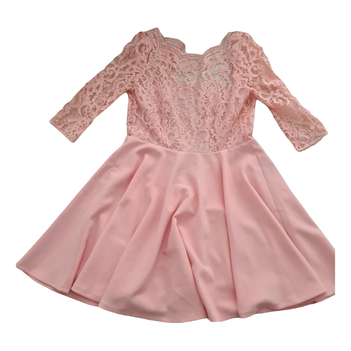 Pre-owned Claudie Pierlot Mini Dress In Pink