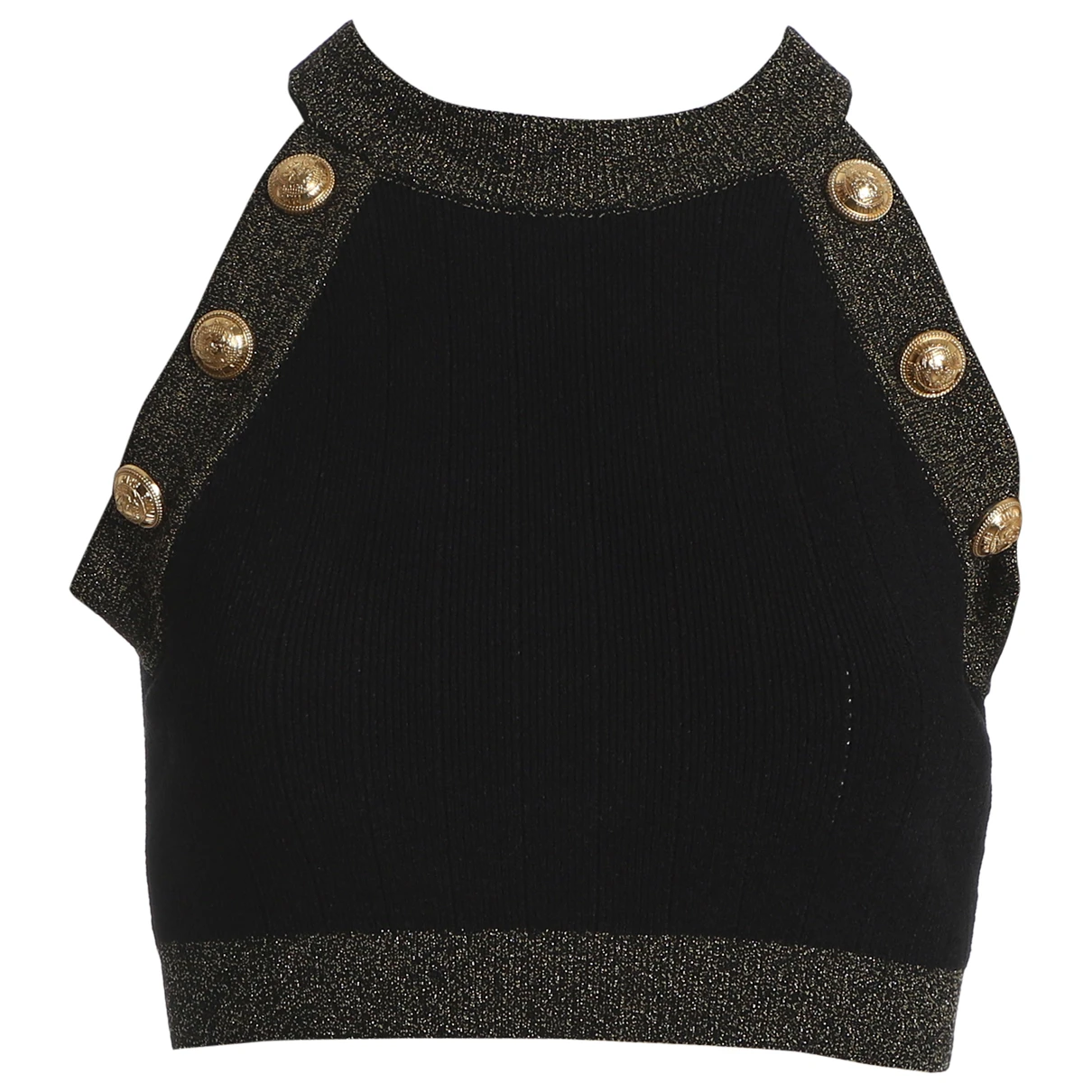 Pre-owned Balmain Camisole In Black