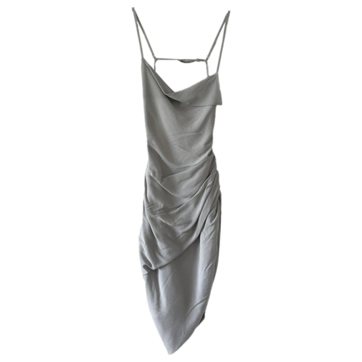 Pre-owned Jacquemus Mid-length Dress In Grey