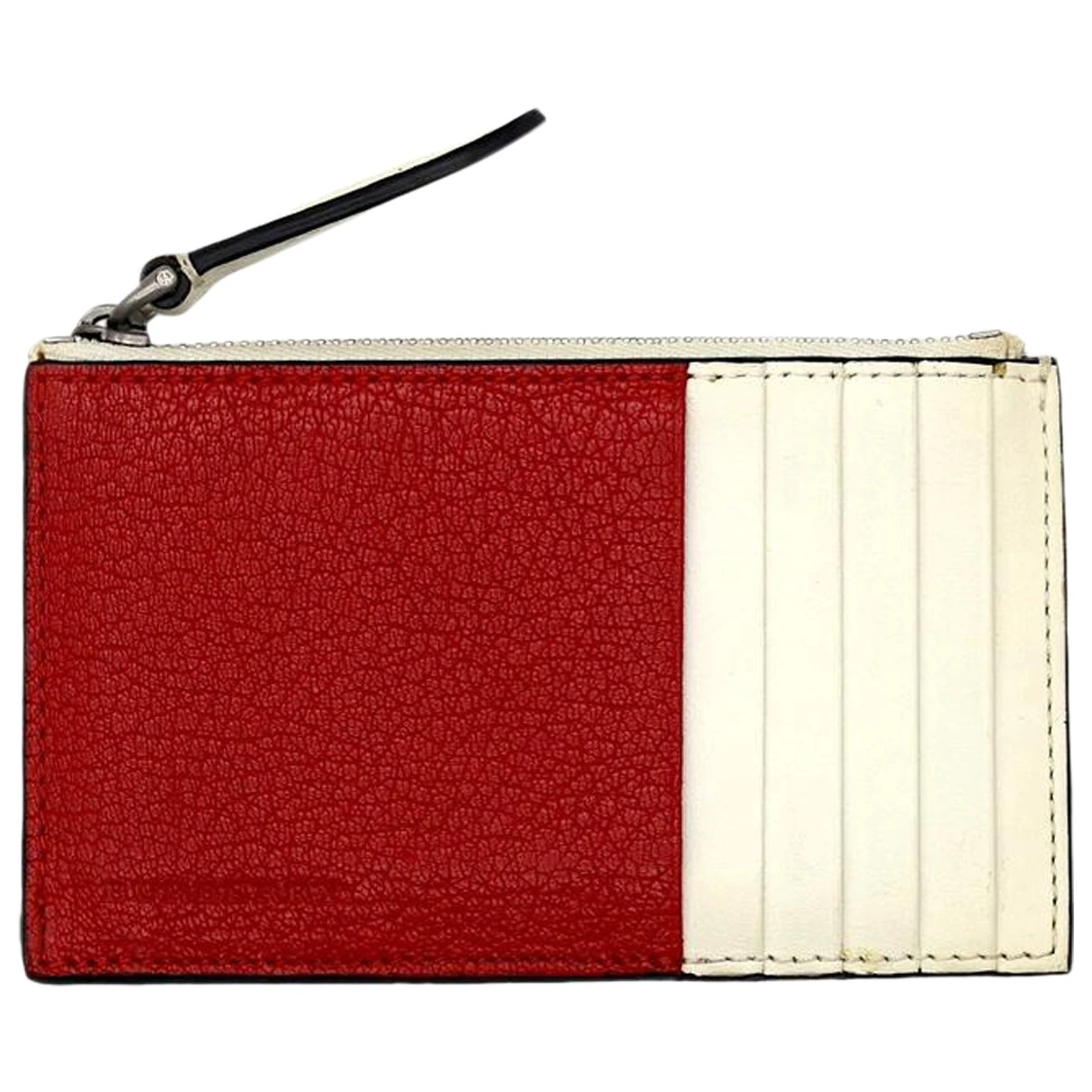 Pre-owned Burberry Leather Purse In Red