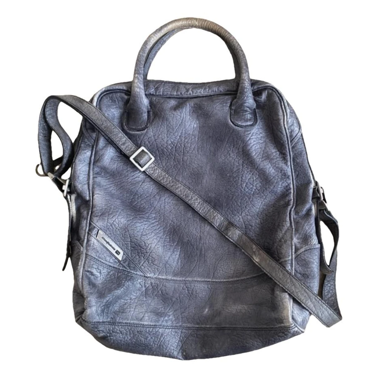 Pre-owned Diesel Leather Small Bag In Grey