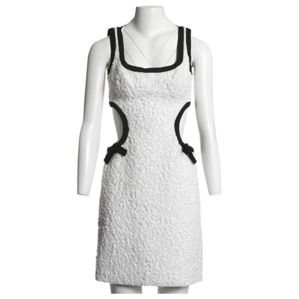 Pre-owned Louis Vuitton Mid-length Dress In White