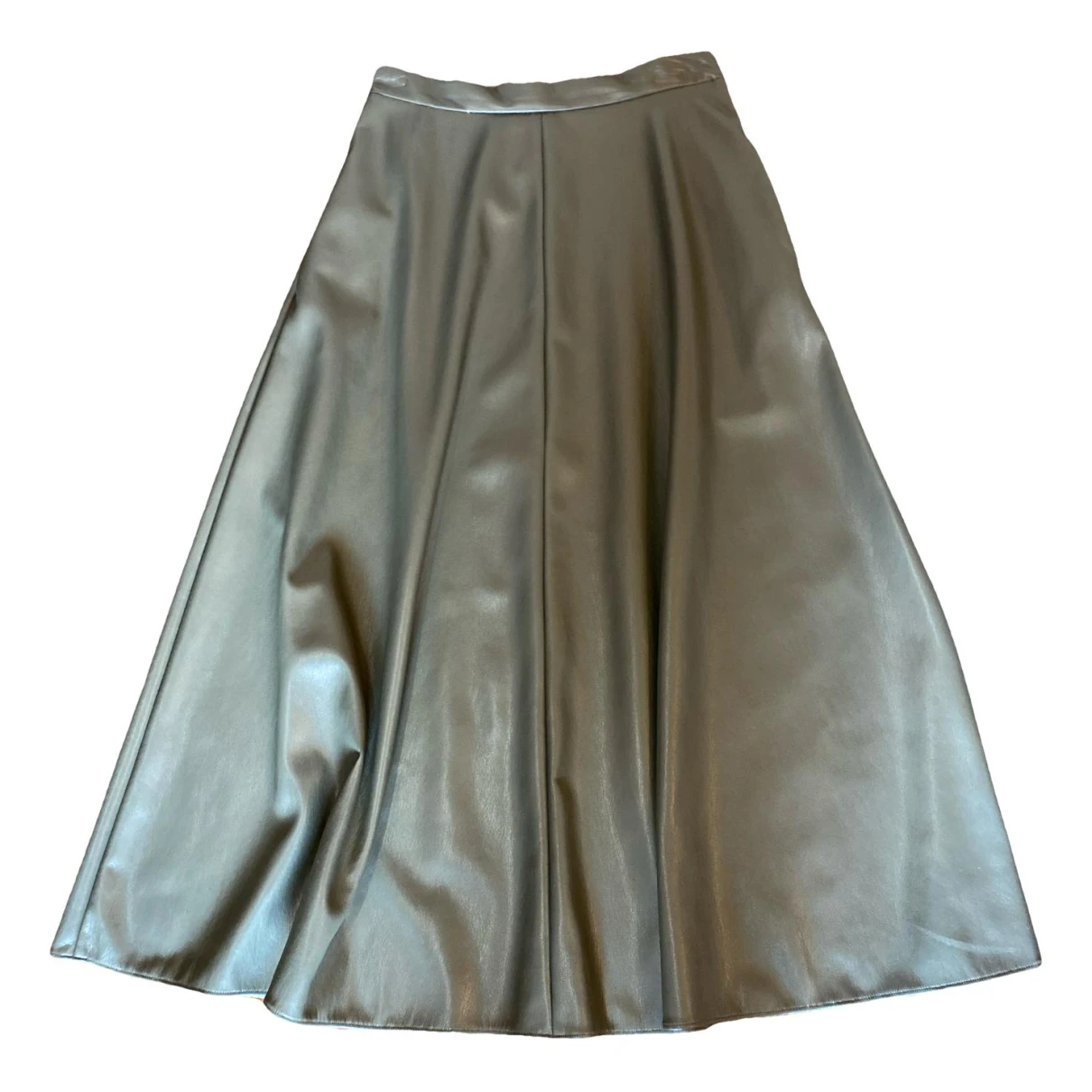 Pre-owned Max Mara Mid-length Skirt In Khaki