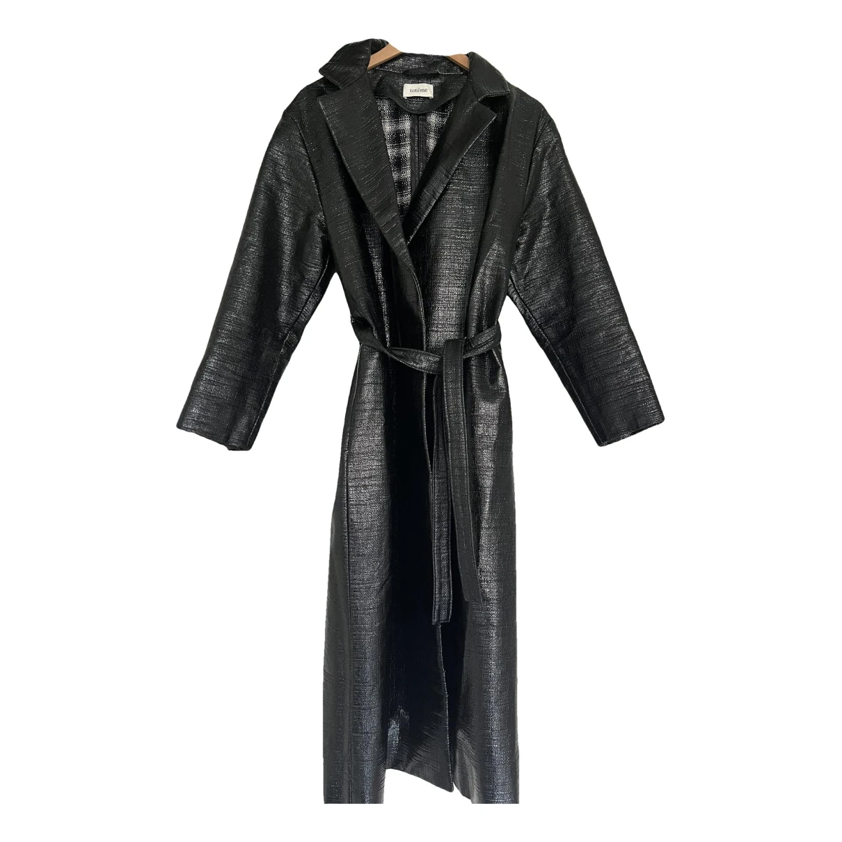 Pre-owned Totême Coat In Black