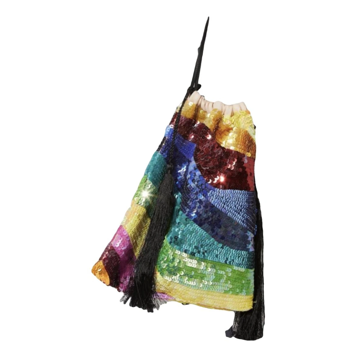 Pre-owned Attico Glitter Handbag In Multicolour