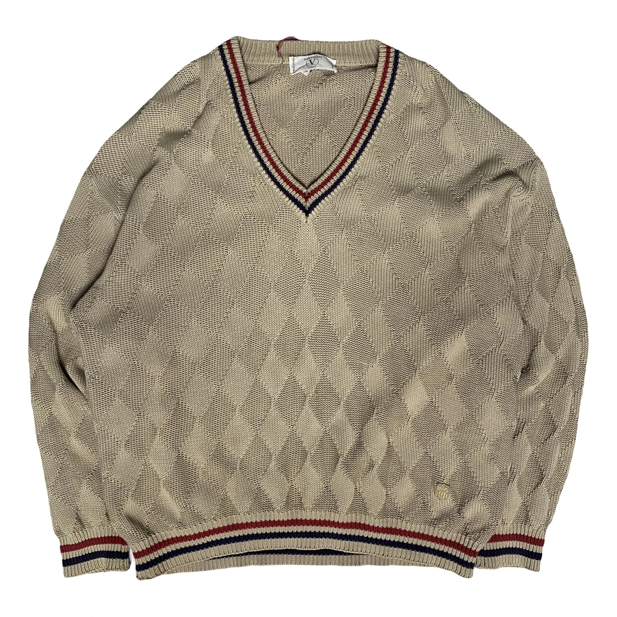 Pre-owned Valentino Sweatshirt In Beige